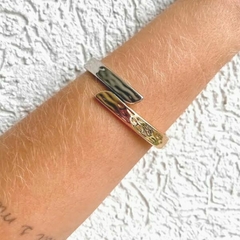 Bracelete Amaea Folheado a Ouro e Ródio