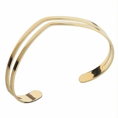 Bracelete Amaea Aro Duplo Folheado a Ouro 18k