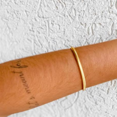 Pulseira Amaea Malha Folheada a Ouro 18k - 1 Ano de Garantia no Banho