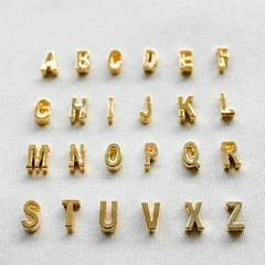 Colar Amaea Fio de Nylon com Letras Folheado a Ouro 18k - 1 Ano de Garantia no Banho