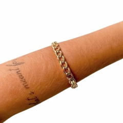 Bracelete Amaea Elos Folheado a Ouro 18K