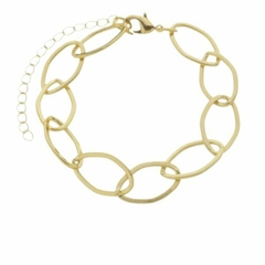 Pulseira Amaea Elos Banhada a Ouro 18k