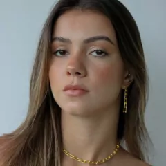 Brinco e Choker Amaea Inspired Tiffany Folheado a Ouro 18k