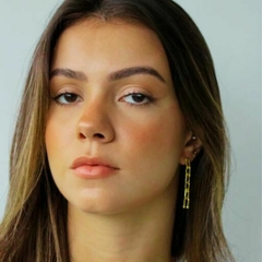 Brinco Amaea Inspired Tiffany Folheado a Ouro 18k