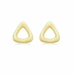 Anel Amaea Triângulo Regulável Folheado a Ouro 18k - comprar online