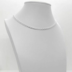 Choker Amaea Elo Português 2,5mm Folheada a Prata