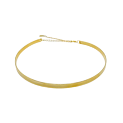Choker Amaea Fio 5mm Folheada a Ouro 18k