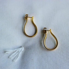 Brinco Ear Jacket Corrente Lacraia Folheado a Ouro 18k - 1 Ano de Garantia no Banho