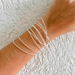 Pulseira Amaea Corda de Violão Folheada a Prata