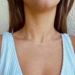 Choker Amaea Cartier Folheada a Prata