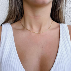 Choker Amaea Elo Cartier 5mm Folheado a Ouro 18k