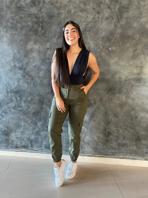 Calça Jogger Verde Militar - loja online