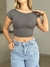 Cropped Costa Nua Chumbo - loja online