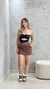 Shorts Saia Valentina Marrom - loja online