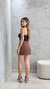 Shorts Saia Valentina Marrom na internet