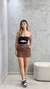Shorts Saia Valentina Marrom