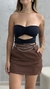 Shorts Saia Valentina Marrom - comprar online
