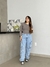 Wide leg Cargo Kathy (Jeans claro) na internet