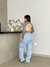 Wide leg Cargo Kathy (Jeans claro) - SM STORE