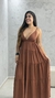 Vestido Brisa Marrom na internet