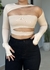 Cropped Kourt Nude - comprar online