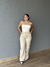 Wide leg Cargo Bege na internet