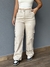 Wide leg Cargo Bege na internet