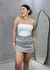 Shorts Saia Valentina Cinza - loja online
