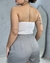 Shorts Saia Valentina Cinza na internet