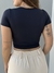 Cropped Manguinha Preto - loja online