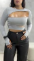 Imagem do Cropped Kourt Cinza