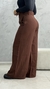 Calça Pantalona Paty Marrom - SM STORE