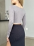 Cropped Marcela Cinza