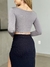 Cropped Marcela Cinza - loja online