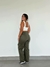 Wide leg Cargo Verde Militar - loja online