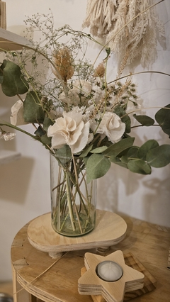 Ramo de flores secas y tela - comprar online