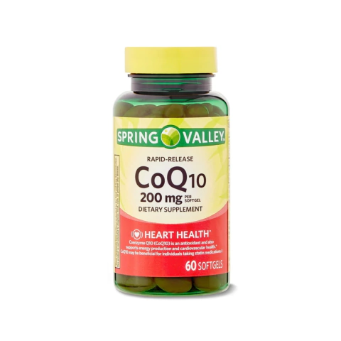 Spring Valley Coq10 200mg 60 softgels