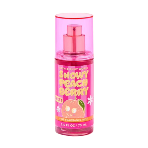 Body Splash Bath&Body Works Travel Size- Snowy Peach Berry 75ml