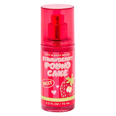 Body Splash Bath&Body Works Travel Size- Strawberry Pound Cake 75ml - comprar online