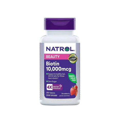 Biotina Natrol 10.000 mcg- 250 Tablets - comprar online
