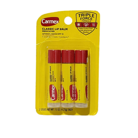 Trio Carmex Lip Balm Bastão - comprar online