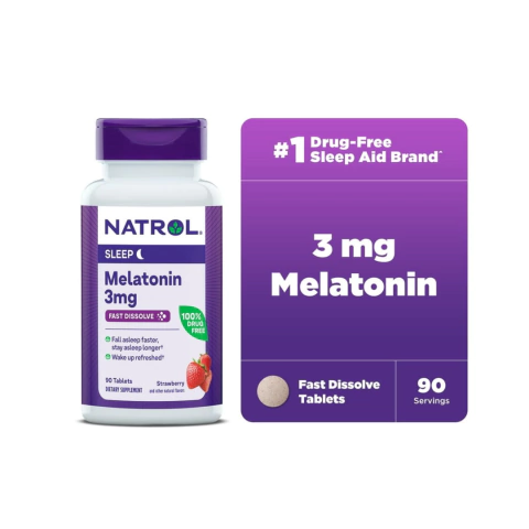 Melatonina Natrol Fast Dissolve 3 mg - 90 tablets