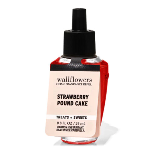Refil Aromatizador Bath&Body Works Wallflowers Strawberry Pound Cake - 24ml