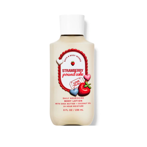 Body Lotion Bath&Body Works- Strawberry Pound Cake 236ml - comprar online