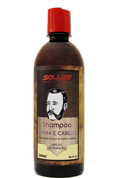 SHAMPOO BARBA E CABELO 500ML