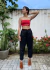 calça cropped linho - rua das bobas