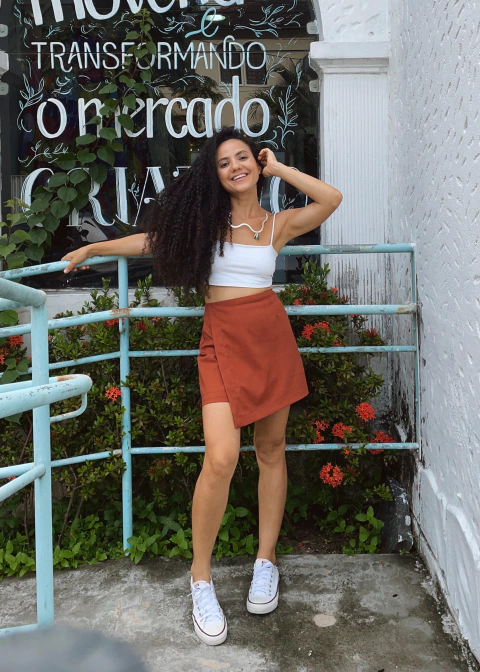 minissaia envelope terracota