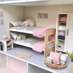 DORMITORIO CON CAMA CUCHETA