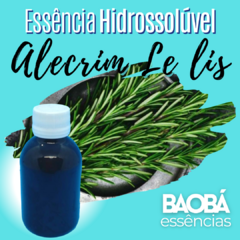 Essência Premium Alecrim Le Lis - HIDROSSOLÚVEL