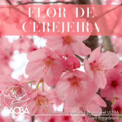 Essência Premium FLOR DE CEREJEIRA- ÓLEO FRAGRÂNCIA